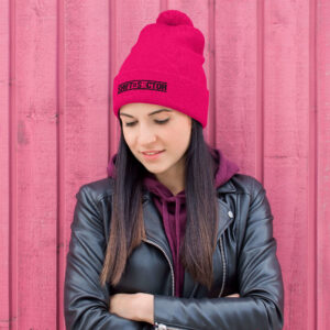 SHIFT-S3CTOR Embroider Pom-Pom Beanie