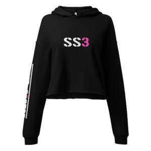 SS3 Circle Logo Crop Hoodie